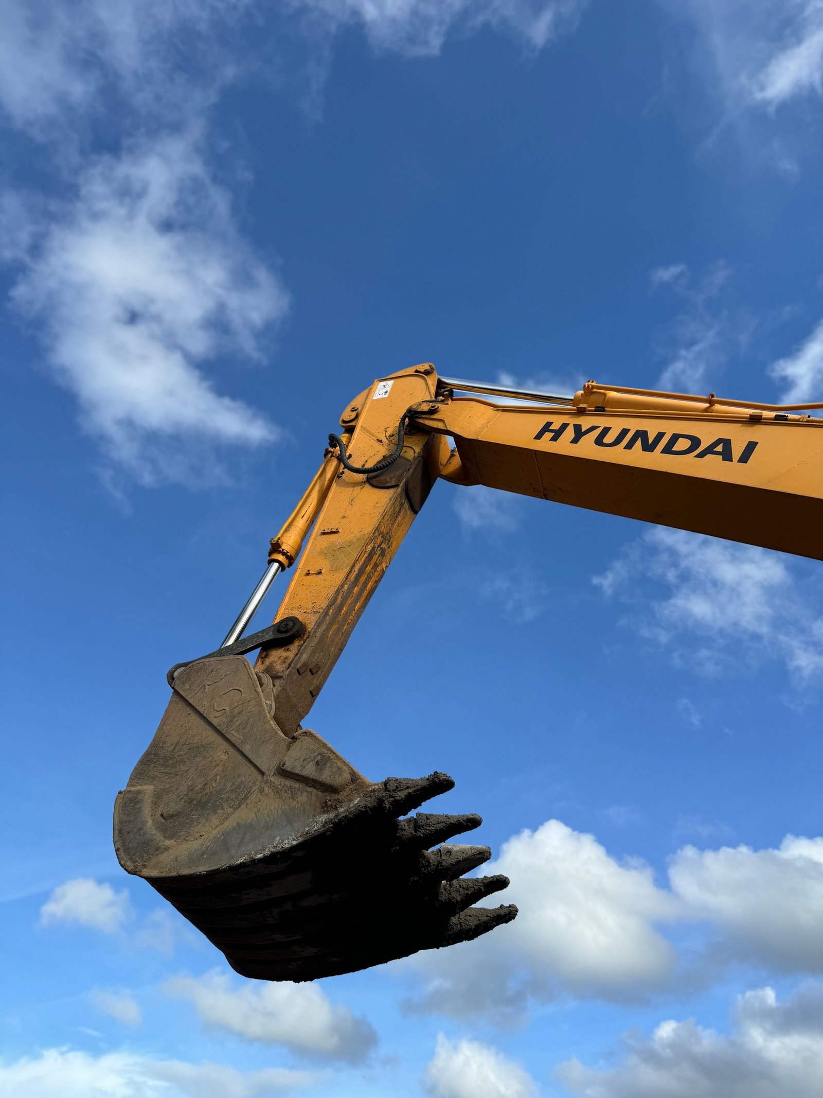 Heavy equipment ready for work at the yard